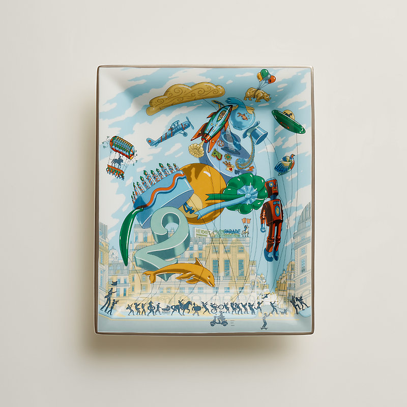 Hermès Parade change tray - Green | Hermès USA